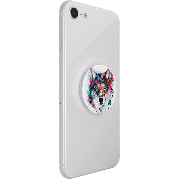 POPSOCKETS Wolf Avtagbart Grip med Ställfunktion