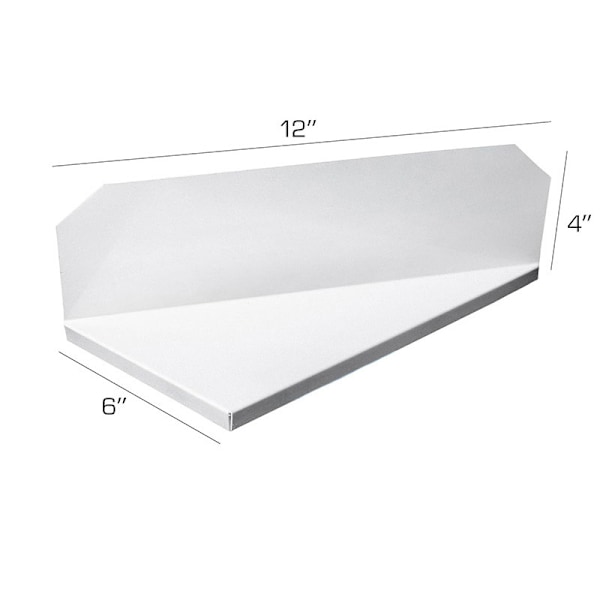 Aluminium Tagrendevandsafleder venstre side