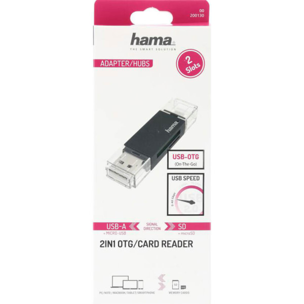 Kortläsare USB-A Micro-USB SD/microSD