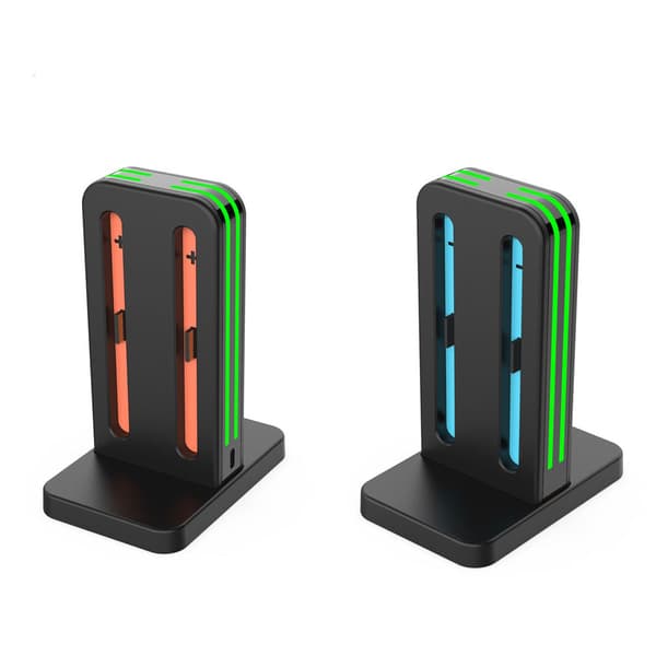 SWITCH2 JOY-CON LADESTATION: OPLAD OP TIL FIRE CONTROLLERE SAMTIDIG MED LED-INDIKATOR