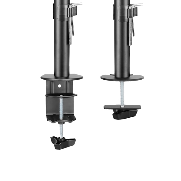 Dual monitor desk mount, 13"-32"screens VESA 75x75/100x100