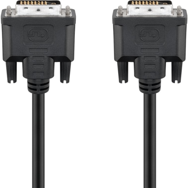 DVI-D Full HD-kabel Dual Link, Nickel