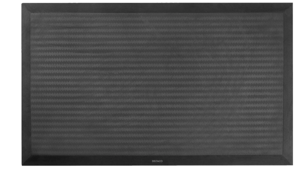 Ergonomisk ståmatta, 510 x 810 mm, svart