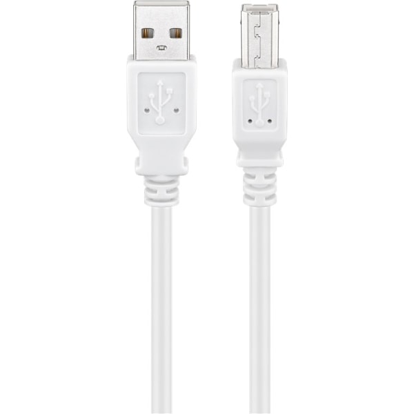 USB 2.0 Hi-Speed -kaapeli, valkoinen