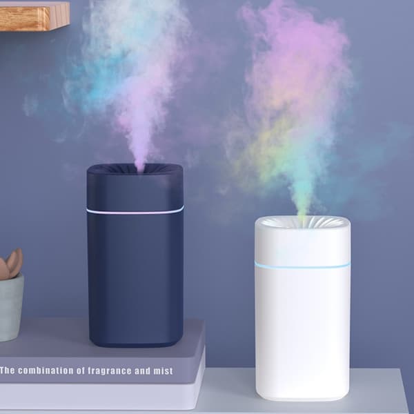 Genopladelig Aroma Diffuser Luftfugter med Ambient Lys - Skaber en afslappende atmosfære Blue Blue