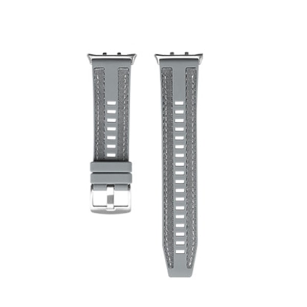Vävd silikonklockarmband för Honor Watch 5 Grå