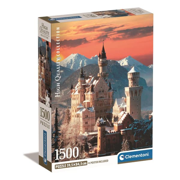Pussel 1500 Pcs CB High Quality Collection Neuschwanstein