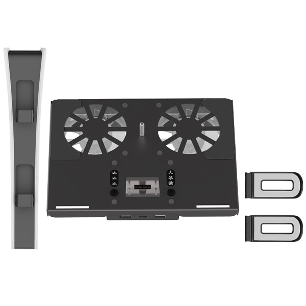 PS5-controller lodret opladningsstativ og kølebeslag