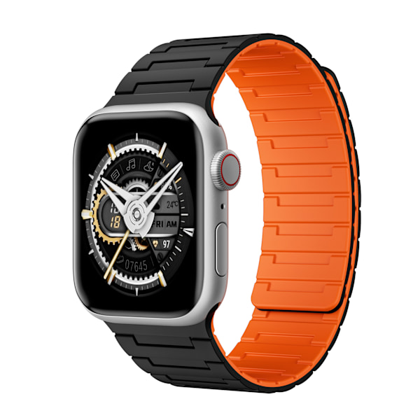 Magnetisk løkkerem til Apple Watch 38/40/41 mm Sort Orange