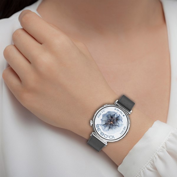 Premium-nahkaranneke Huawei- ja Honor-kelloille Musta 22 mm