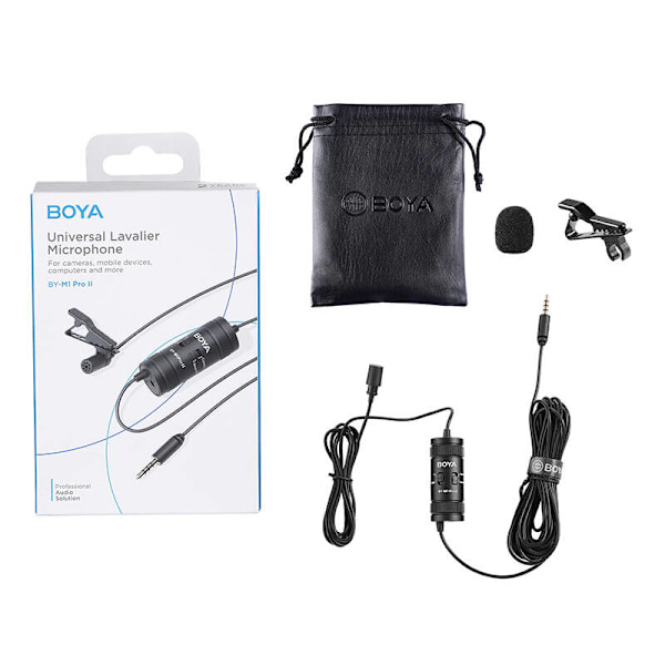 Boya BY-M1 PRO II Lavalier solmiomikrofoni