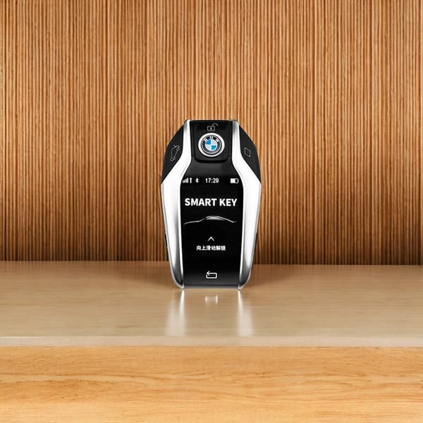 BMW Nyckelbricka till BMW 3-serie, 5-serie, 7-serie, 1-serie Silver Silver