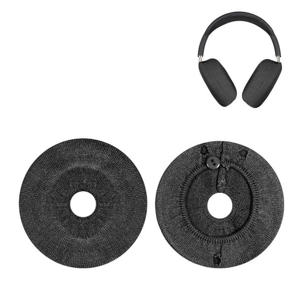 Skydda dina compatible with Apple AirPods Max med dessa stickade dammskydd - Svart, 2-pack