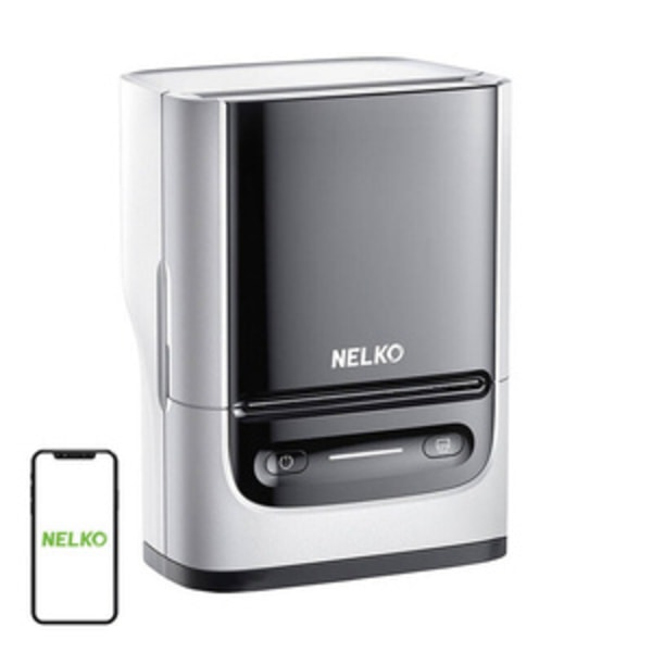 Nelko PM220 termisk etikettskrivare (vit)