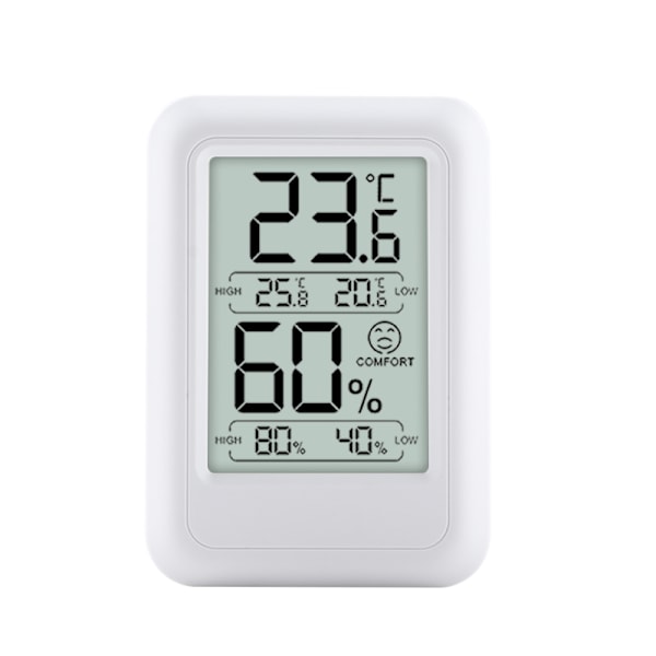 TS-FT0400 Inomhustermometer Hygrometer med Komfortnivå