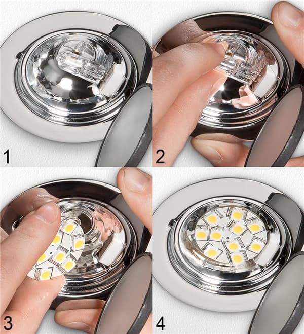 LED-strålkastare, 2 W