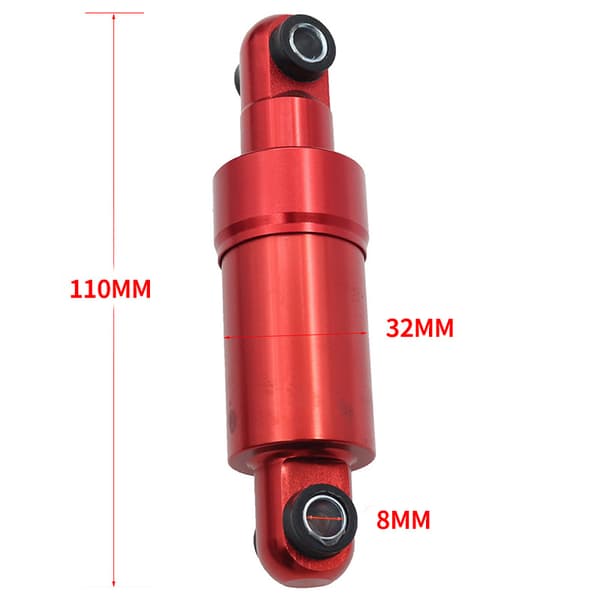 KUGOO M4 bagstøddæmper par Red Red