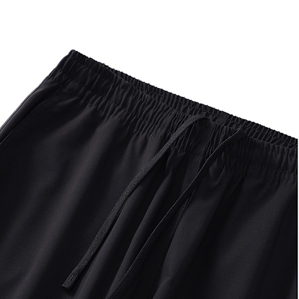 Nopeasti kuivuvat urheilushortsit polyesteriä Musta XXL