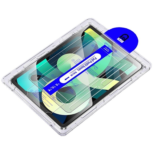 Lättinstallerat skärmskydd i härdat glas för iPad 10:e generationen 10,9 tum