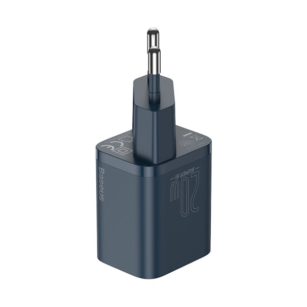 Baseus Super Si Snabbladdare 1C 20W med USB-C-kabel för Lightning 1m (blå)