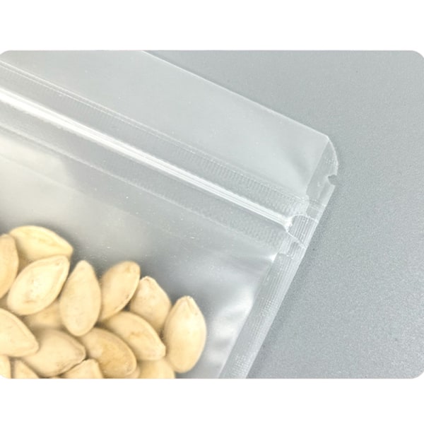Frostade självförslutande påsar 22x32 cm (100-pack)