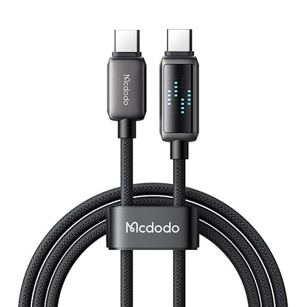 Mcdodo CA-4250 USB-C till USB-C-kabel, 100W, LED-skärm, 1,2m