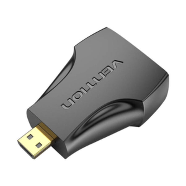 Adapter hane Micro HDMI till hona HDMI-ventil AITB0 (svart)