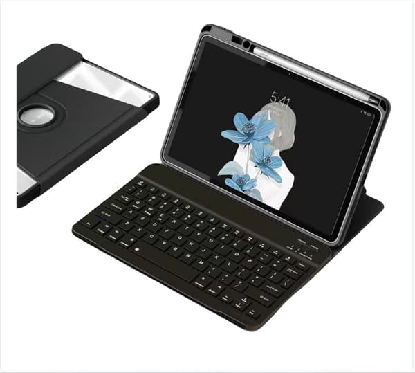 Roterende Bluetooth-tastaturcover til Samsung Tab S7/S8 11''