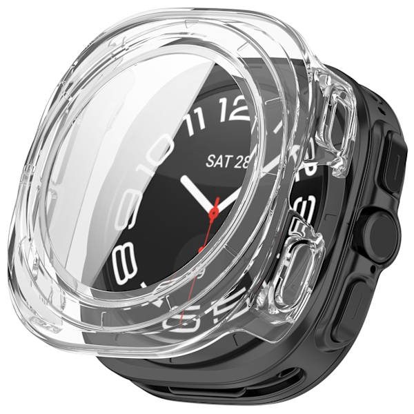 Samsung Watch Ultra 47 mm Fodral med Inbyggt Skärmskydd Svart