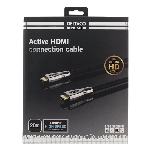 PRIME active HDMI cable 20m Textile HDMI High speed  Eth
