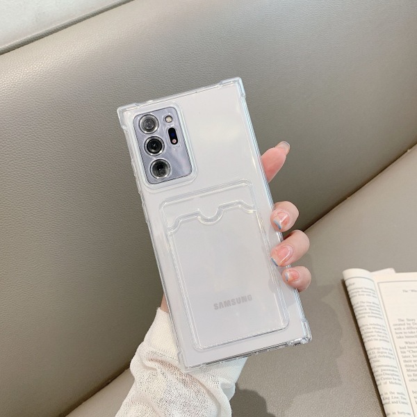 Mobilskal med korthållare Transparent  Samsung  S20FE Transparent