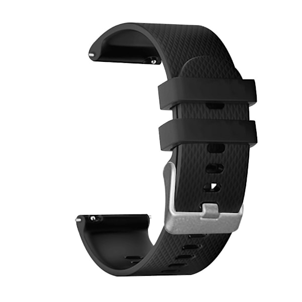 Silikone urrem til Garmin Vivoactive 3 / Venu 2 Plus Sort