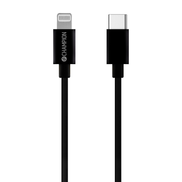 USB-C till Lightning Kabel 2m Svart