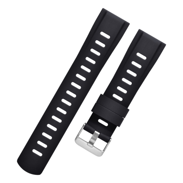 Silikone urrem til Huawei GT3/2 Honor Watch 4 Sort M