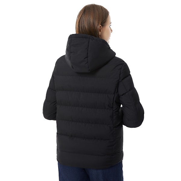 Musta lämmitetty takki - 11 vyöhykelämmitys XL