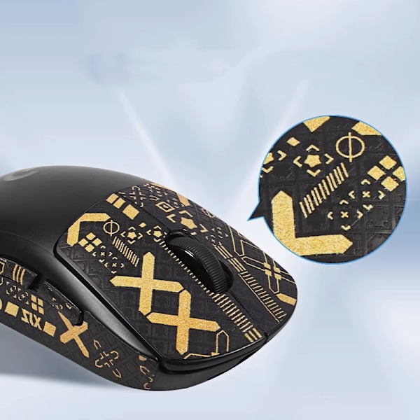 Griptape til Logitech GPW1 mus Gold Gold