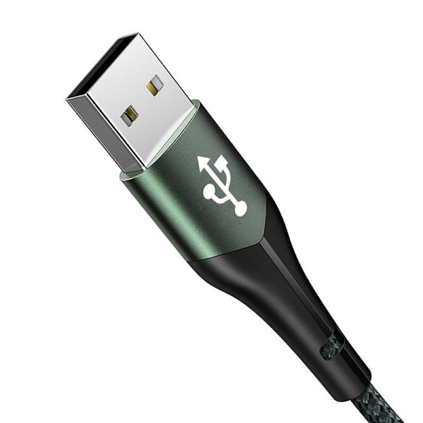 USB till USB-C Mcdodo Magnificence CA-7961 LED-kabel, 1m (grön)