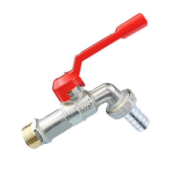 Rød messing dobbelt hoved vandhane med dyseadapter Model 5