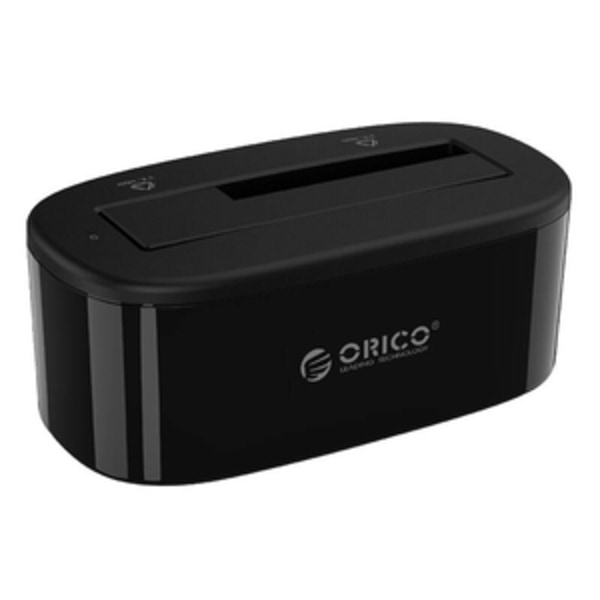 Orico-telakointiasema 2,5 / 3,5" HDD:lle / SSD:lle, 5 Gbps, USB-A - USB-B (musta)
