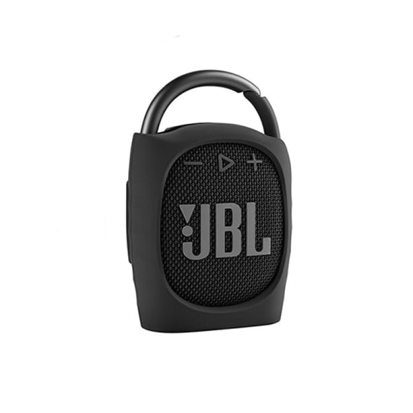 Silikoninen suojakotelo JBL CLIP4 Bluetooth -kaiuttimelle Musta