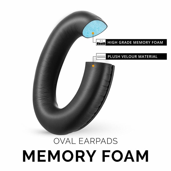 INF Öronkuddar 1 par Bose QC35/Bose SoundTrue Svart