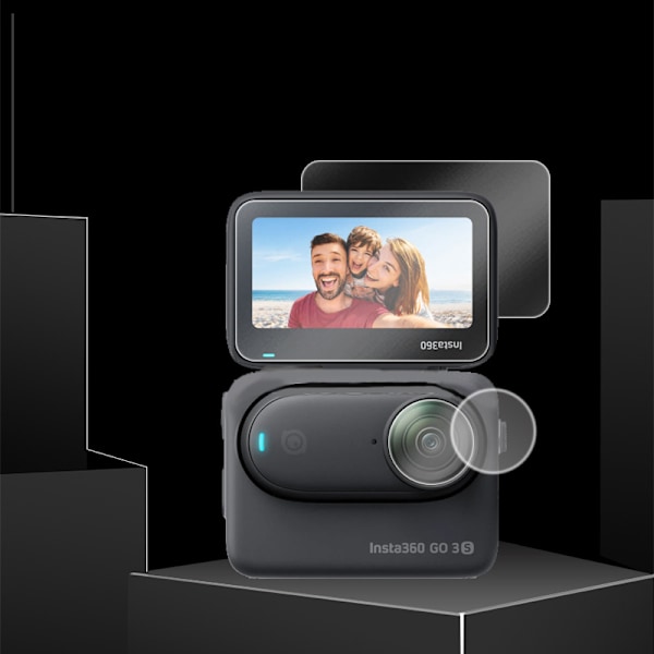 Insta360 GO 3S näytön ja linssin suojakalvo