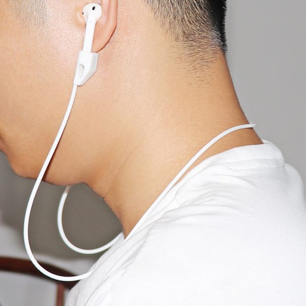 Anti-Lost strop til AirPods (enkeltsidet magnetisk) Hvid