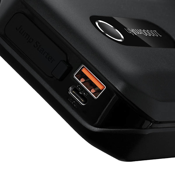 Baseus Super Energy Car Jump Starter 10000mAh, 1000A, USB (svart)