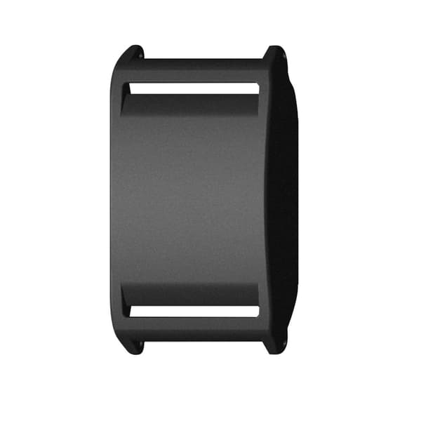 PC-stropforbinderetui kompatibel med Polar Loop 22mm - sort, 4.9cm x 2.9cm, snap-in PC-kappe til sikker montering og stabil forbindelse
