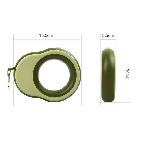 Infällbart koppel med ljus - Handsfree Avokado-stil