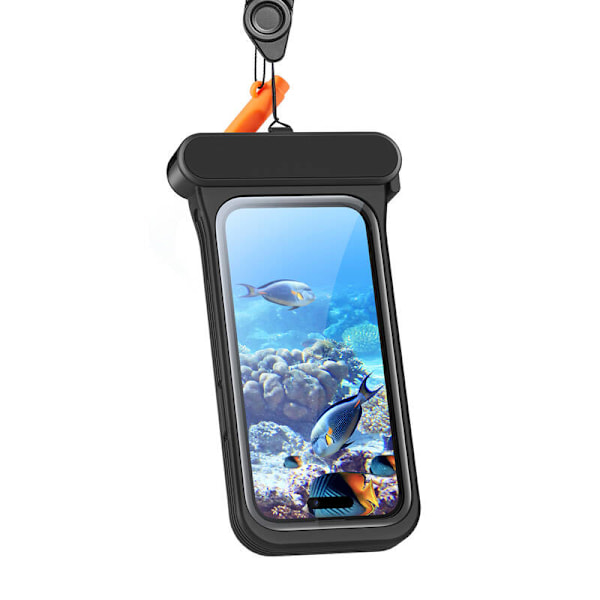 Vedenpitävä iPhone 15 Pro/14 Pro/13 Pro -kuori (musta)