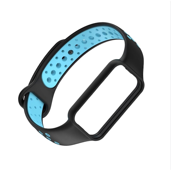 Tyylikäs ranneke Redmi Band 2:lle Musta + Sininen