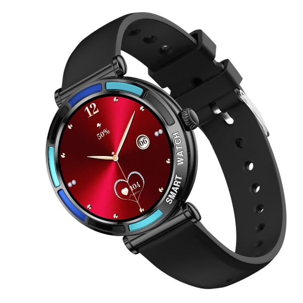 Multifunktionell Smartwatch med Bluetooth-samtal och Hälsoövervakning, kompatibelt med FitCloudPro Black Black