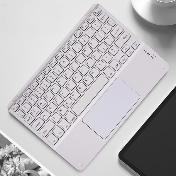 Trådløst touchpad-tastatur til tablets White L White L